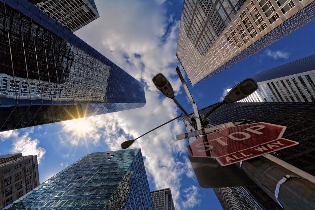 worm-s-eye-view-of-skyscrapers-1136463